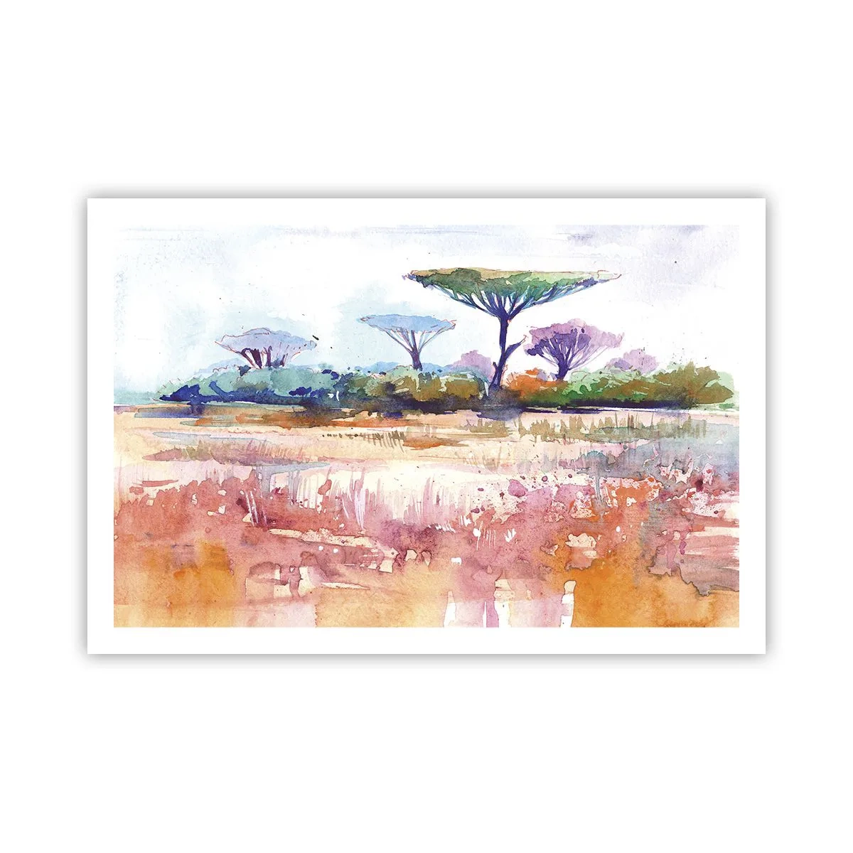 Poster - I colori della savana - 91x61 cm