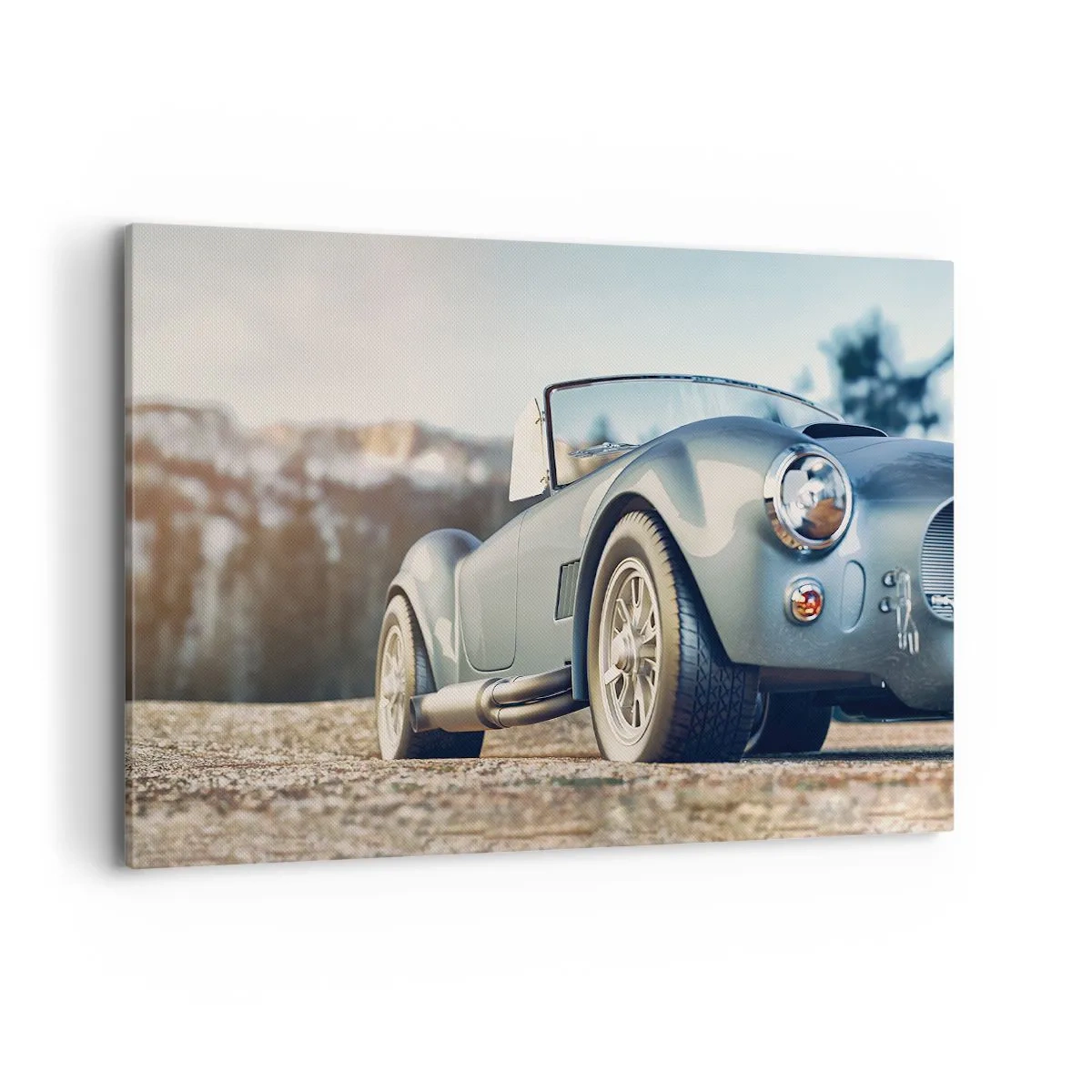 Quadro su tela - Stampe su Tela - Auto decappottabile classica in un ambiente pittoresco - 120x80cm - Perché lo stile è importante - Decorazione murale moderna per soggiorno e camera da letto ARTTOR