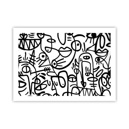 Poster - Volti e miraggi - 70x50 cm