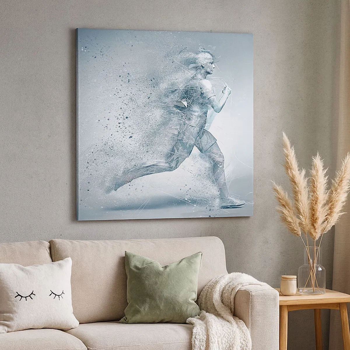 Quadro su tela - Stampe su Tela - Energia pura come un cristallo - 30x30 cm