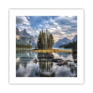 Poster - Sulle acque grandi e limpide...  - 40x40 cm