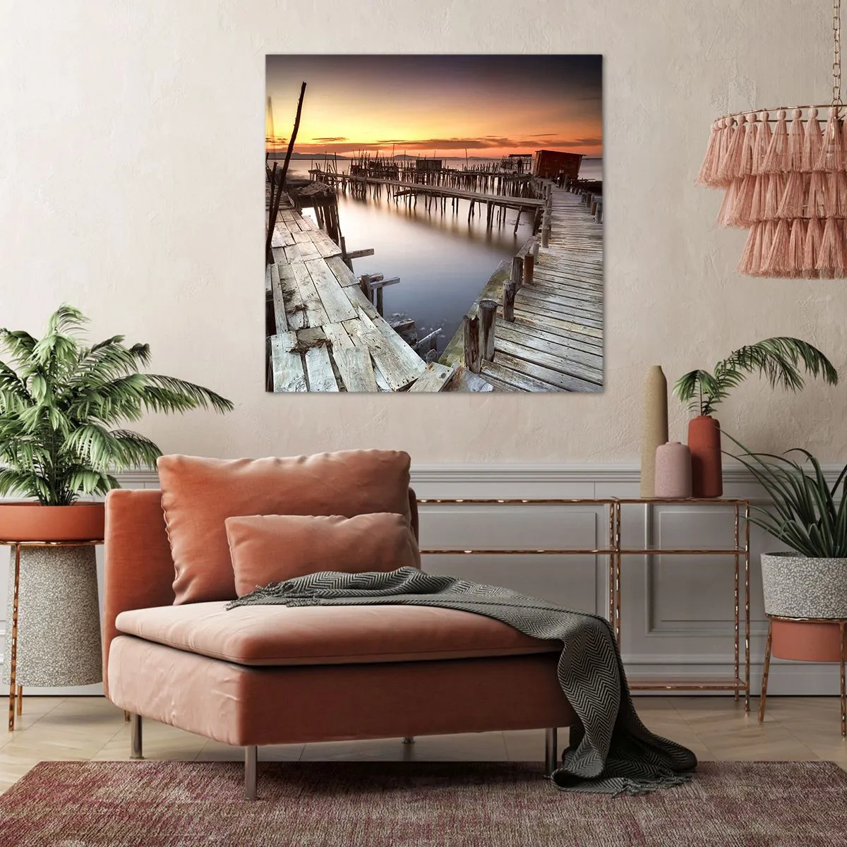 Quadro su tela - Stampe su Tela - Autentico, non una finzione turistica - 60x60 cm