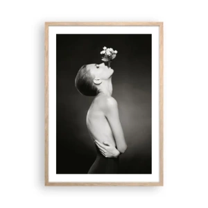 Poster in cornice rovere chiaro - Eleganza eccentrica - 50x70 cm