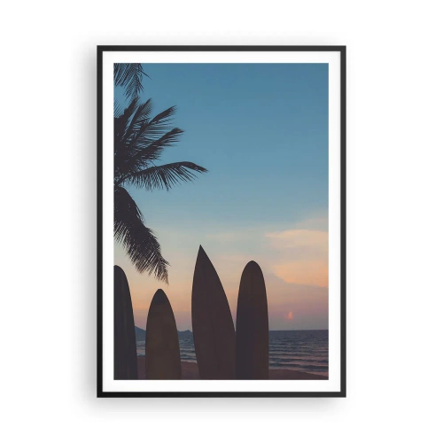 Poster in cornice nera - Domani anche ci divertiamo - 70x100 cm