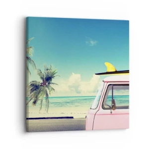 Quadro su tela - Stampe su Tela - Tempo di vacanze - 30x30 cm