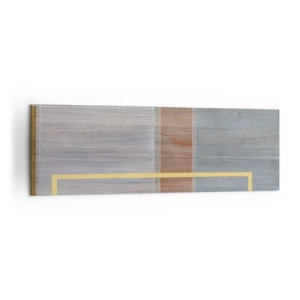 Quadro su tela - Stampe su Tela - Composizione geometrica in colori pastello con rettangoli - 160x50cm - Semplice e tranquillo - Decorazione murale moderna per soggiorno e camera da letto ARTTOR