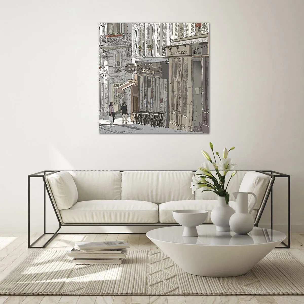 Quadro su vetro - Gioie cittadine - 30x30 cm