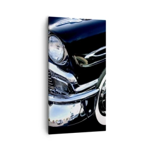 Quadro su tela - Stampe su Tela - Classicità in argento, nero e bianco - 55x100 cm