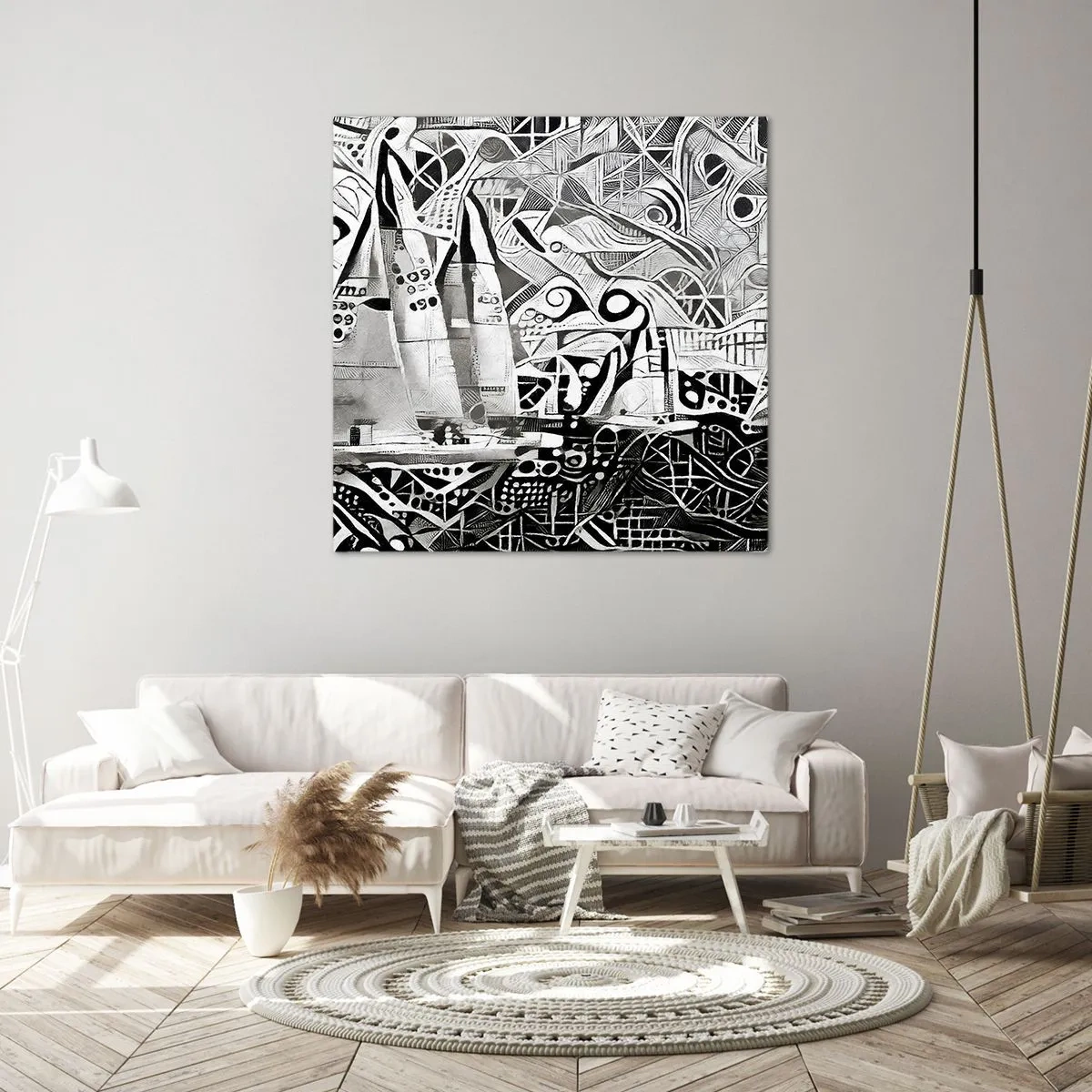 Quadro su tela - Stampe su Tela - Tra le onde - 50x50 cm