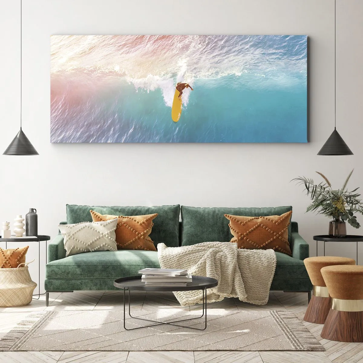 Quadro su tela - Stampe su Tela - Il cavaliere dell'oceano - 100x40 cm