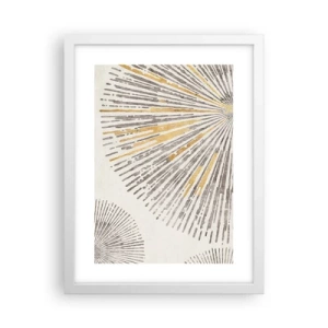 Poster in cornice bianca - La bellezza dei raggi - 30x40 cm