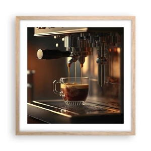 Poster in cornice rovere chiaro - Miscela sensuale - 50x50 cm