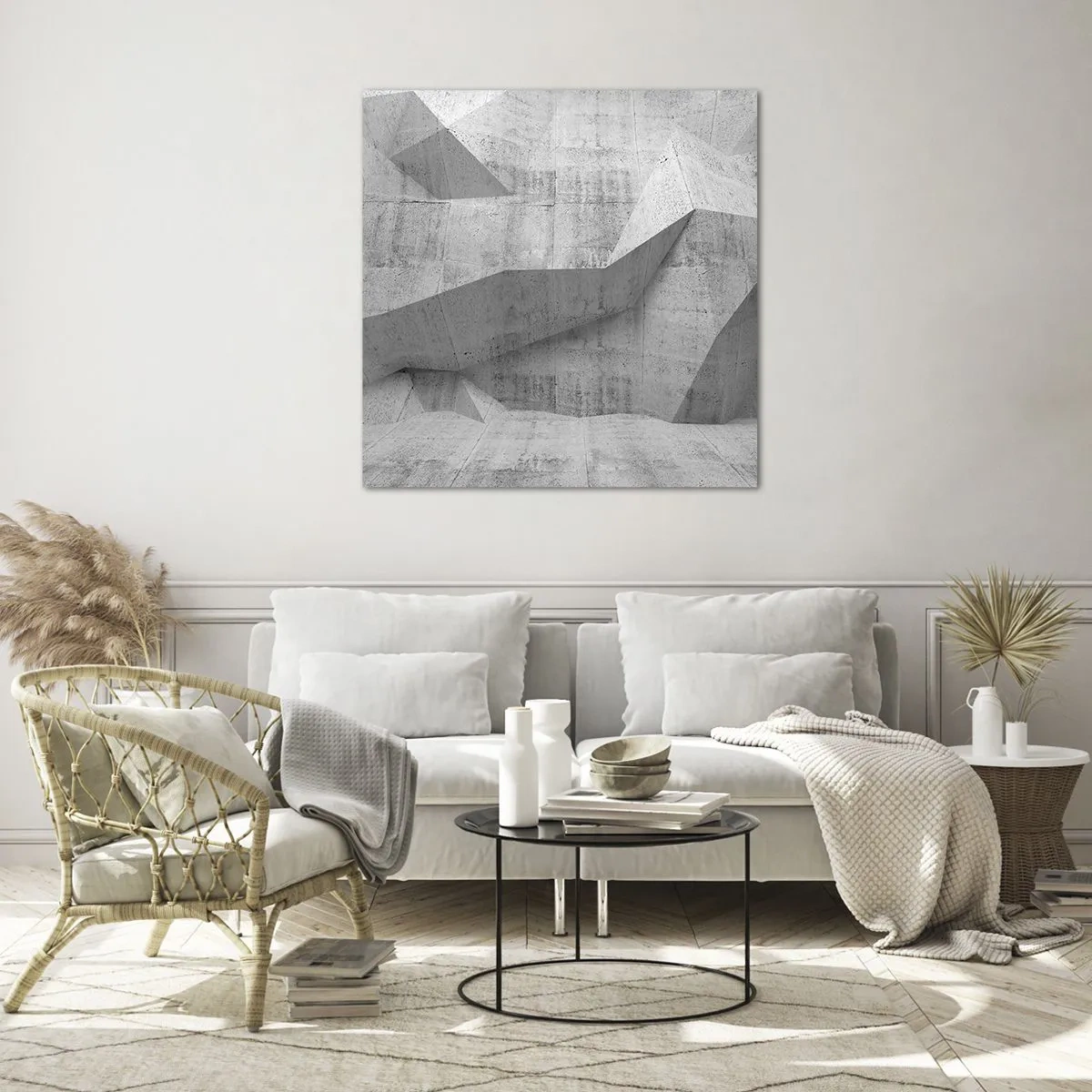 Quadro su vetro - Una vera sfida - 30x30 cm