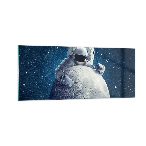 Quadro su vetro - Burlone spaziale - 100x40 cm