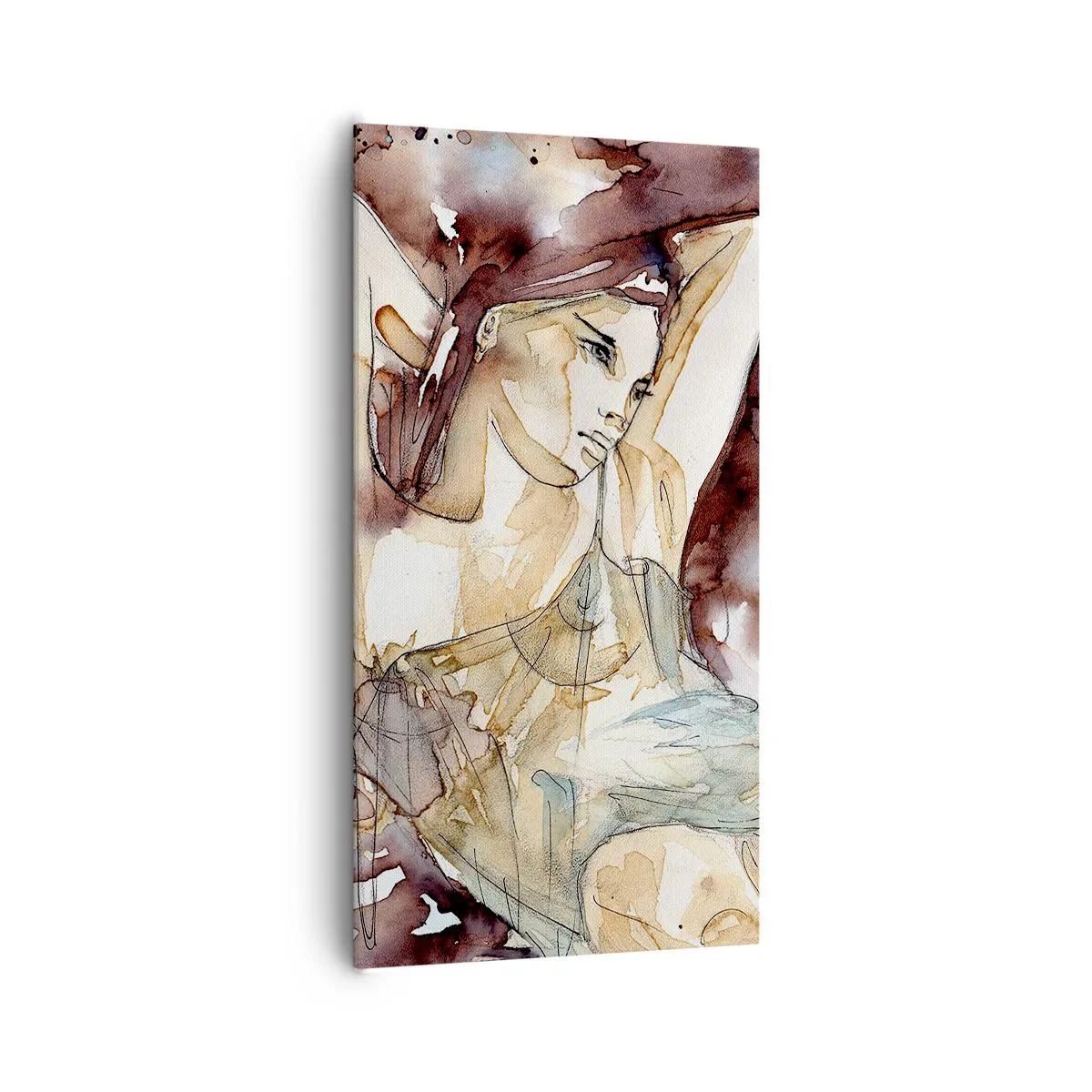 Quadro su tela - Stampe su Tela - Di umore lilla - 65x120 cm