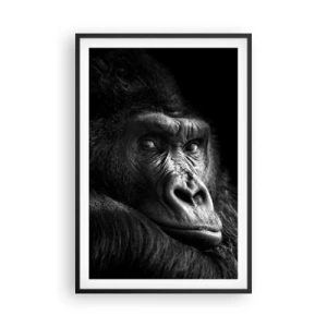 Poster in cornice nera - E cosa guardi? - 61x91 cm