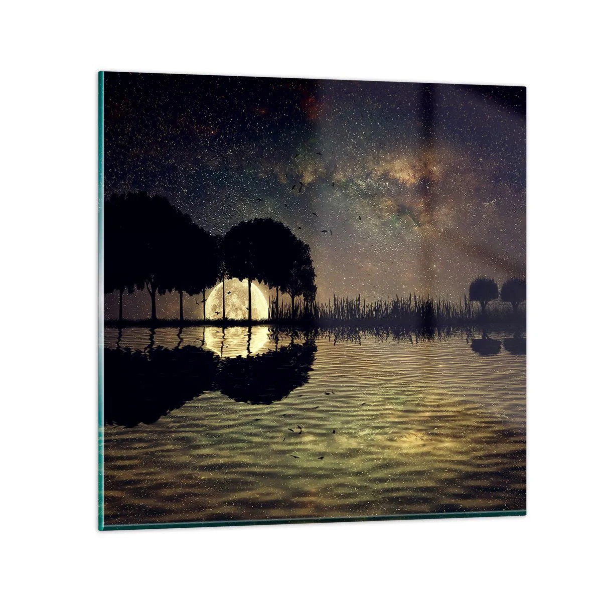 Quadro su vetro - Notte ai confini del mondo - 60x60 cm