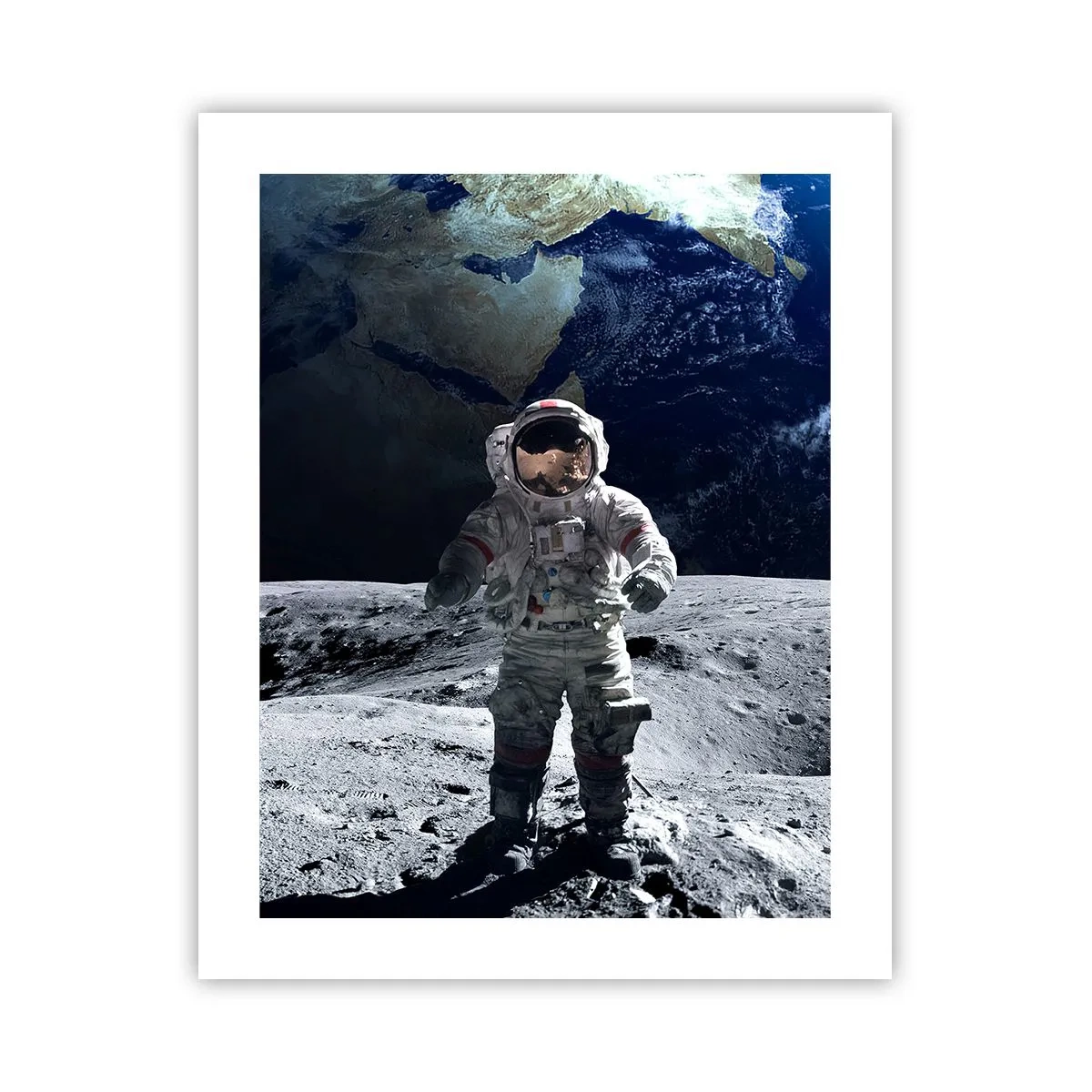 Poster - Saluti dalla luna - 40x50 cm