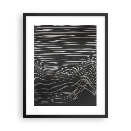 Poster in cornice nera - Ritmo e accento - 40x50 cm
