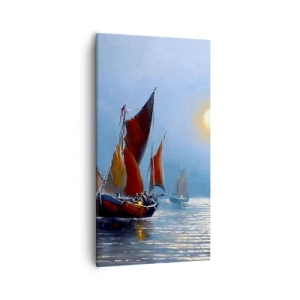 Quadro su tela - Stampe su Tela - Pesca notturna - 55x100 cm