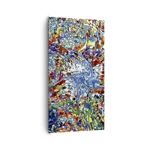 Quadro su tela - Stampe su Tela - Vetrate a gocce - 65x120 cm