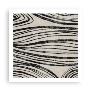 Poster - Una palude di linee - 60x60 cm