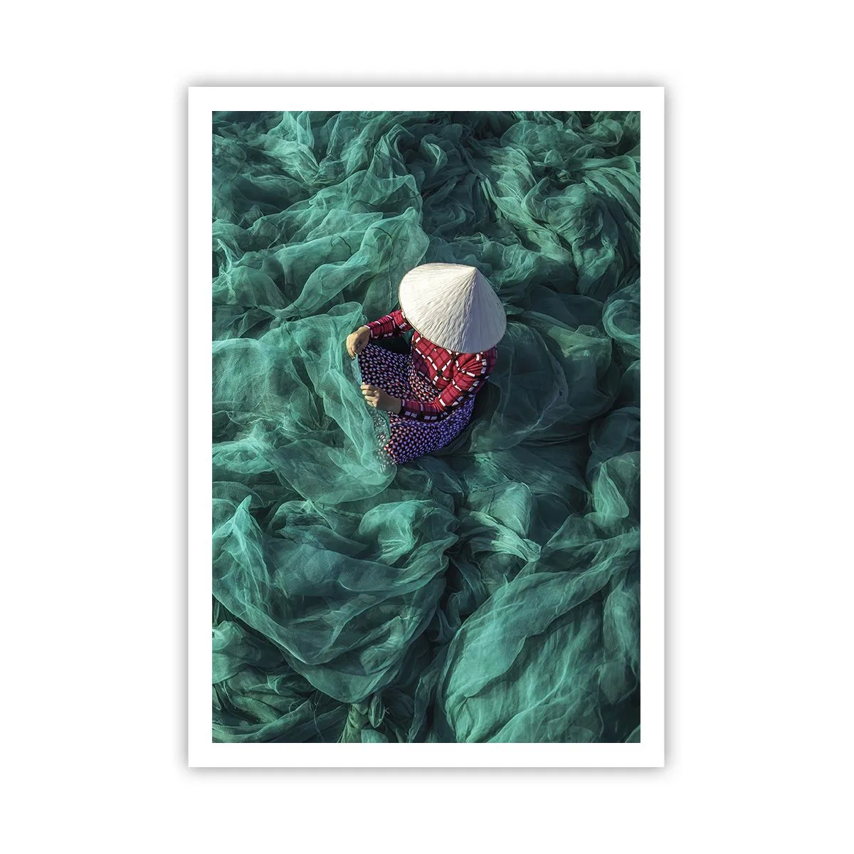 Poster - Nel mare di reti - 70x100 cm