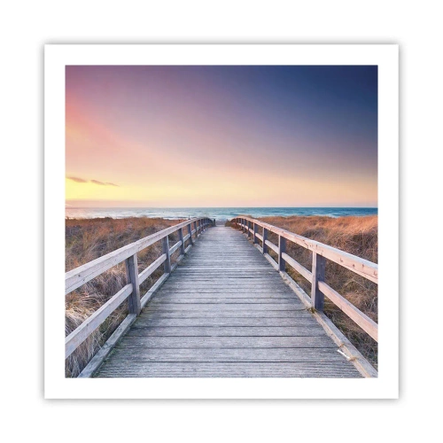 Poster - Aurora serale baltica - 60x60 cm