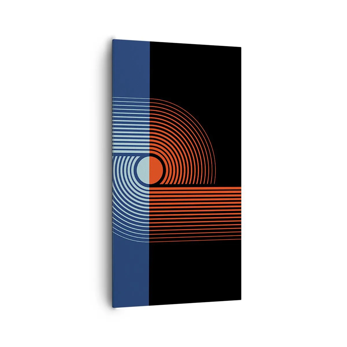 Quadro su tela - Stampe su Tela - Nell'abbraccio geometrico - 65x120 cm