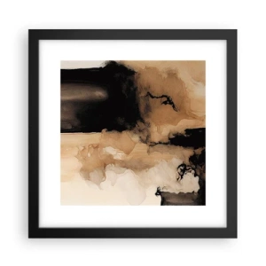 Poster in cornice nera - Astrazione intrigante - 30x30 cm