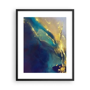 Poster in cornice nera - La palude dorata - 40x50 cm