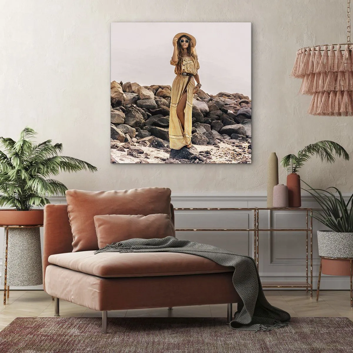 Quadro su tela - Stampe su Tela - La magia delle pietre - 70x70 cm