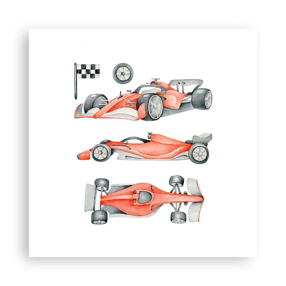 Poster - Inseguendo i sogni - 50x50 cm