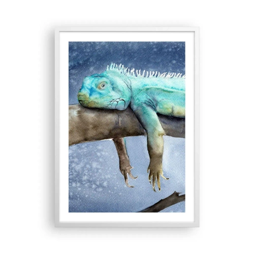 Poster in cornice bianca - Va tutto bene! - 50x70 cm