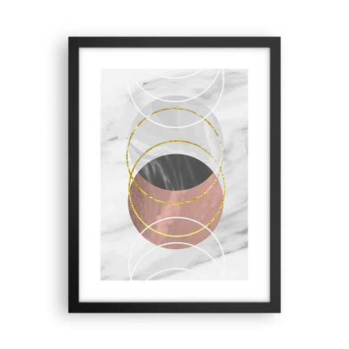 Poster in cornice nera - La musica delle sfere - 30x40 cm