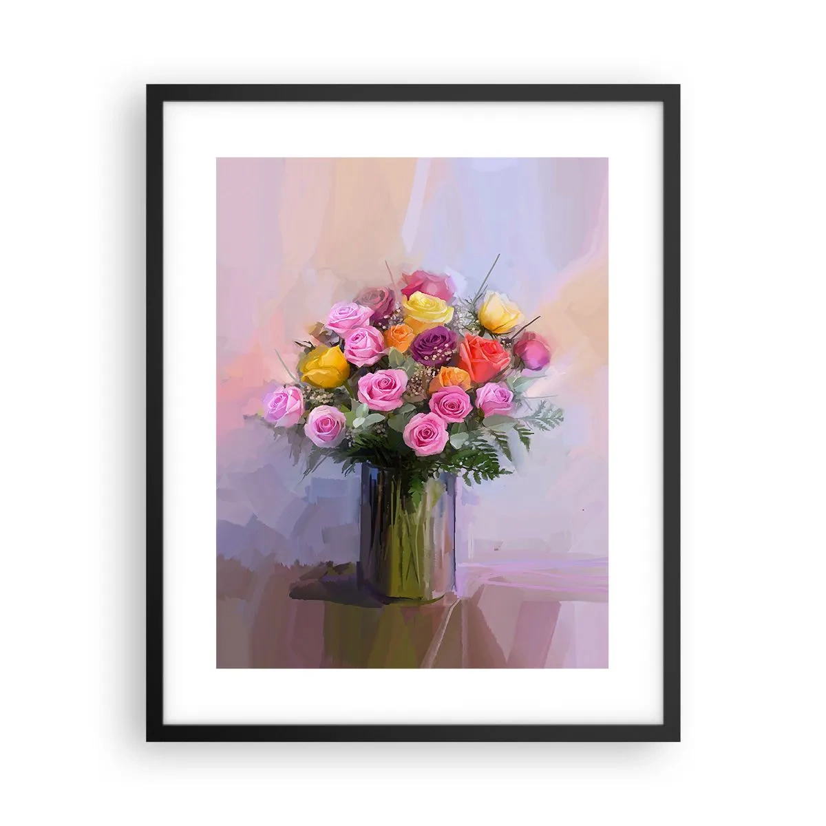 Poster in cornice nera - Bellezza immobile - 40x50 cm