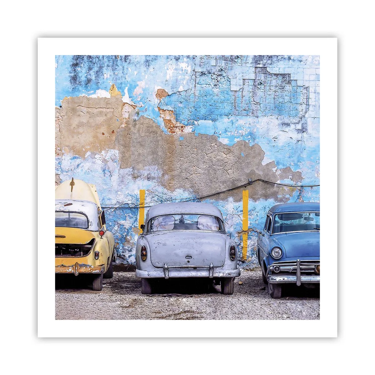 Poster - L'incontro dei veterani - 60x60 cm