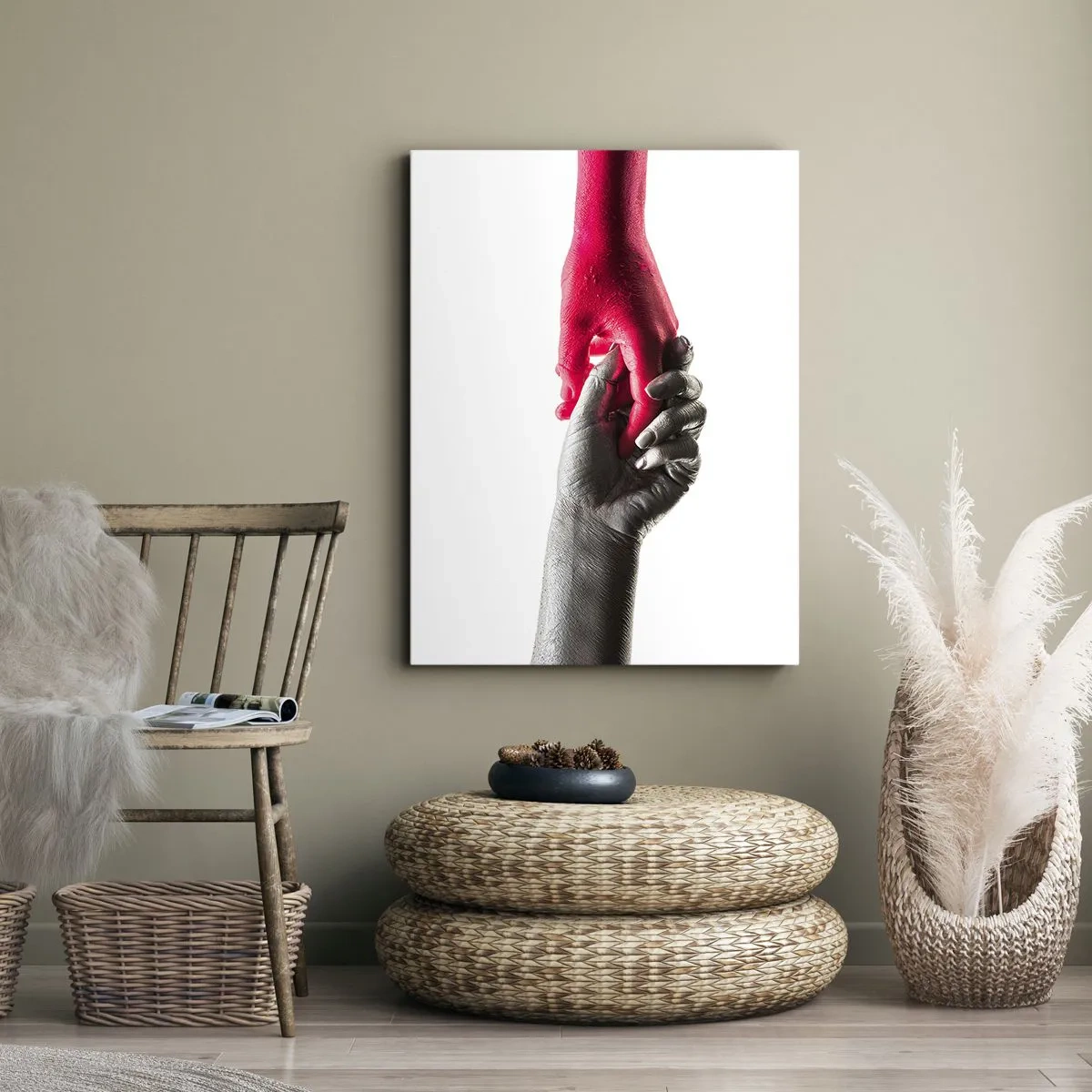 Quadro su tela - Stampe su Tela - Insieme, sebbene diversi - 65x120 cm