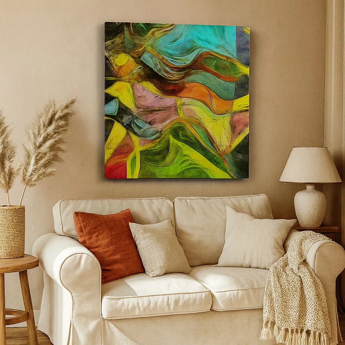 Quadro su tela - Stampe su Tela - Il movimento è vita - 30x30 cm