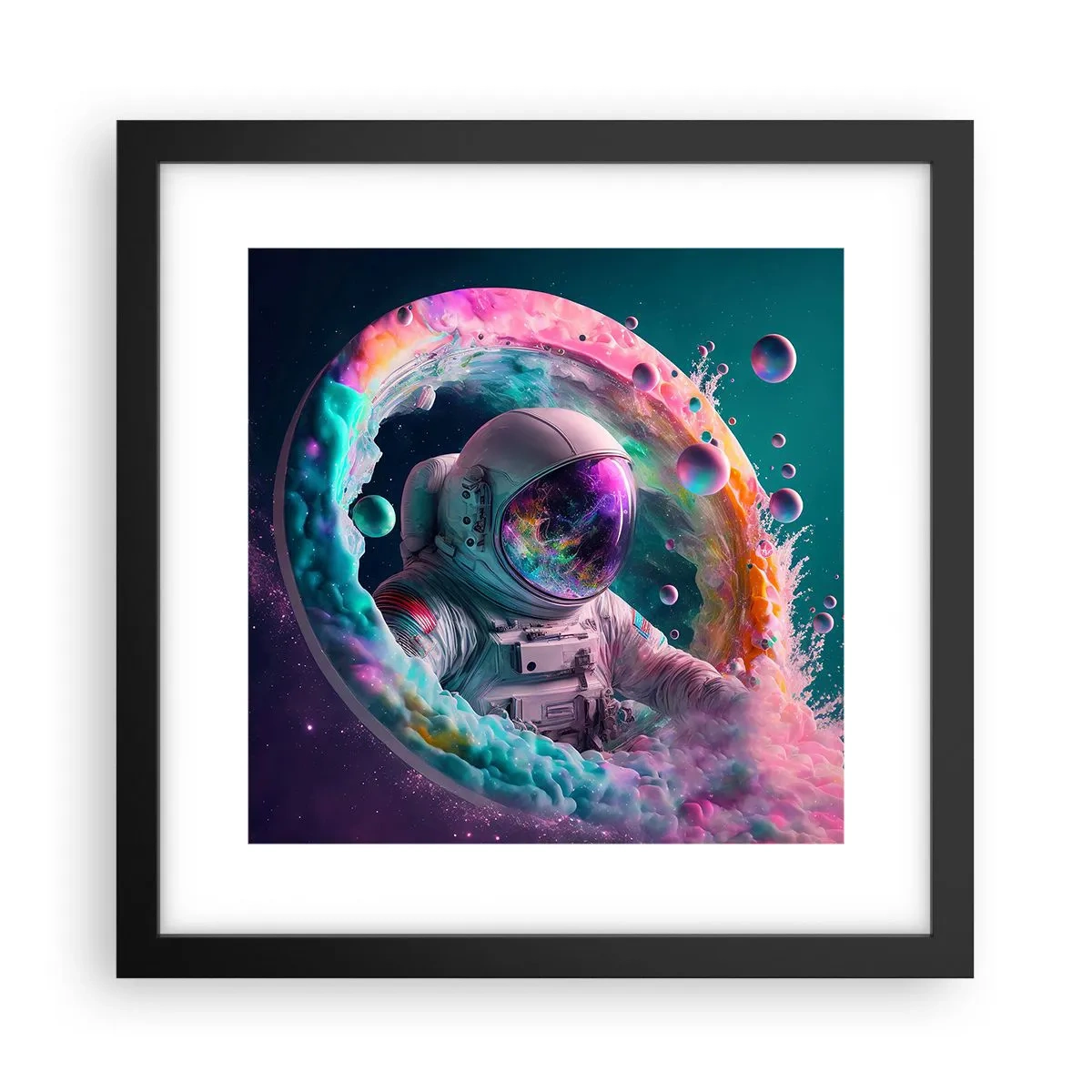 Poster in cornice nera - Stargate - 30x30 cm