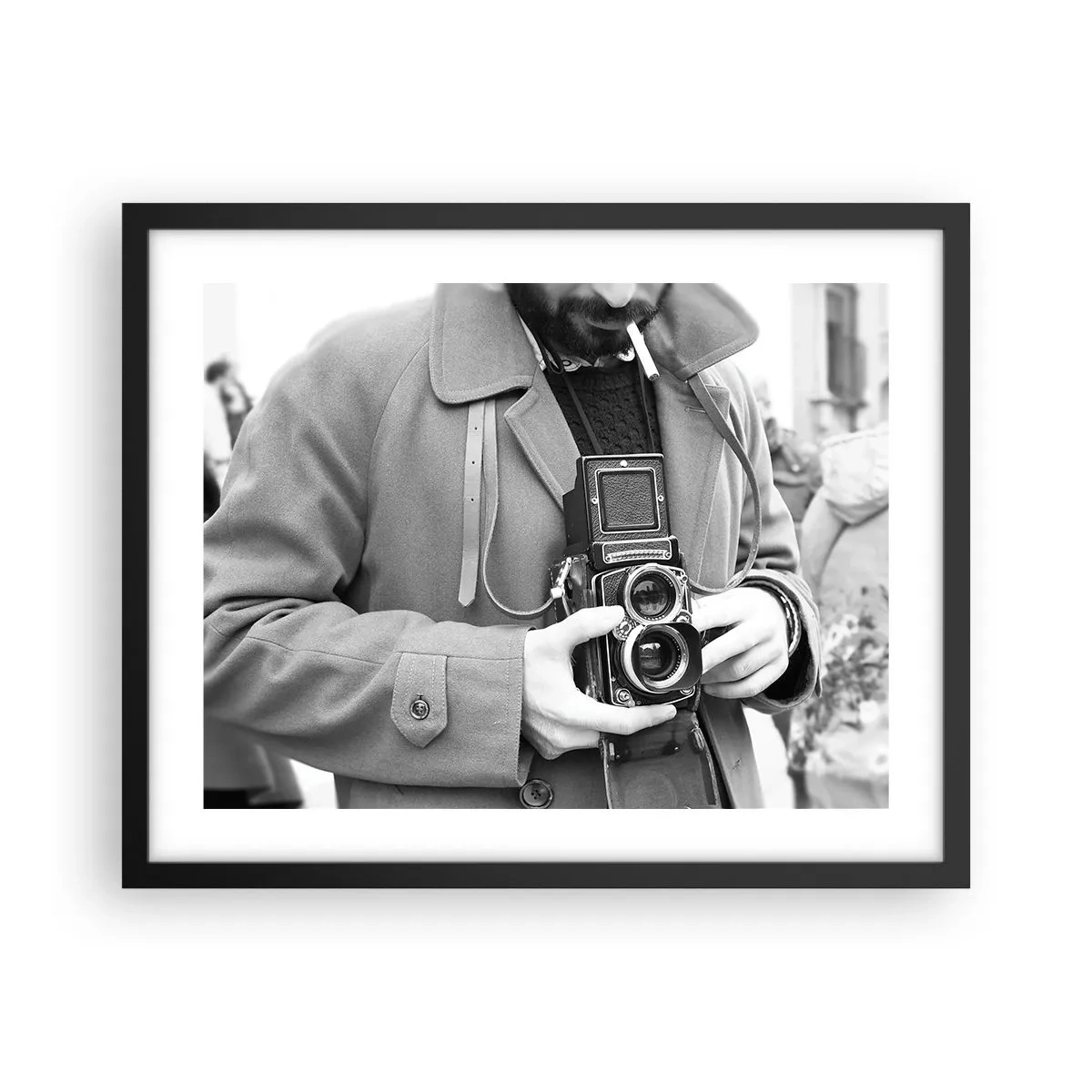 Poster in cornice nera - In stile retro - 50x40 cm