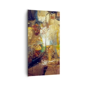 Quadro su tela - Stampe su Tela - Freddo, più caldo, bollente - 65x120 cm