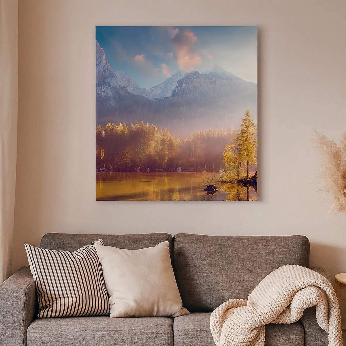 Quadro su tela - Stampe su Tela - Sui monti e nelle valli - 30x30 cm