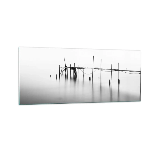 Quadro su vetro - E se la luce non c'è? - 100x40 cm