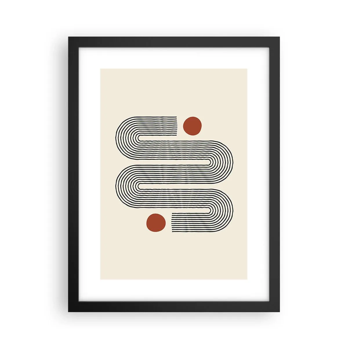 Poster in cornice nera - Dall'inizio alla fine - 30x40 cm