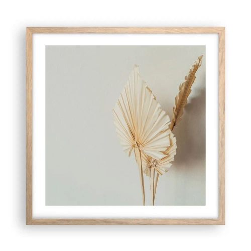 Poster in cornice rovere chiaro - Quando serve il sollievo - 50x50 cm