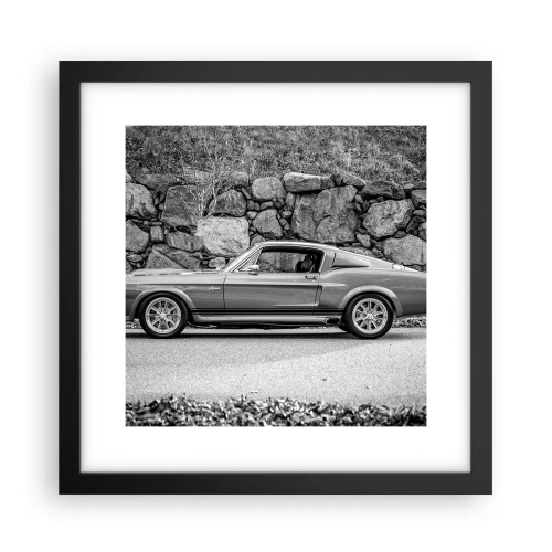 Poster in cornice nera - La leggenda degli anni '60 - 30x30 cm