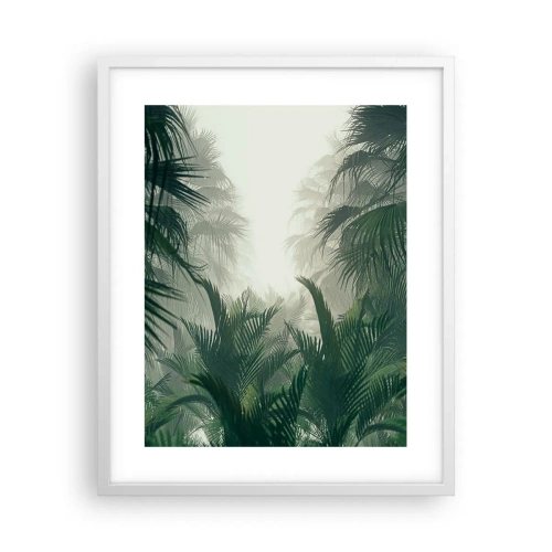 Poster in cornice bianca - Mistero dei tropici - 40x50 cm