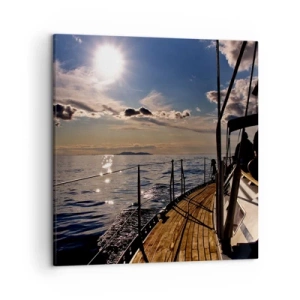 Quadro su tela - Stampe su Tela - A vele spiegate verso il sole - 50x50 cm