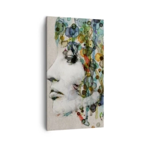 Quadro su tela - Stampe su Tela - Emersa dal grigio - 45x80 cm